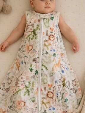 Totah Woodland Animal Toddler Sleep Sack XL 24-48 Months 100% Soft Cotton